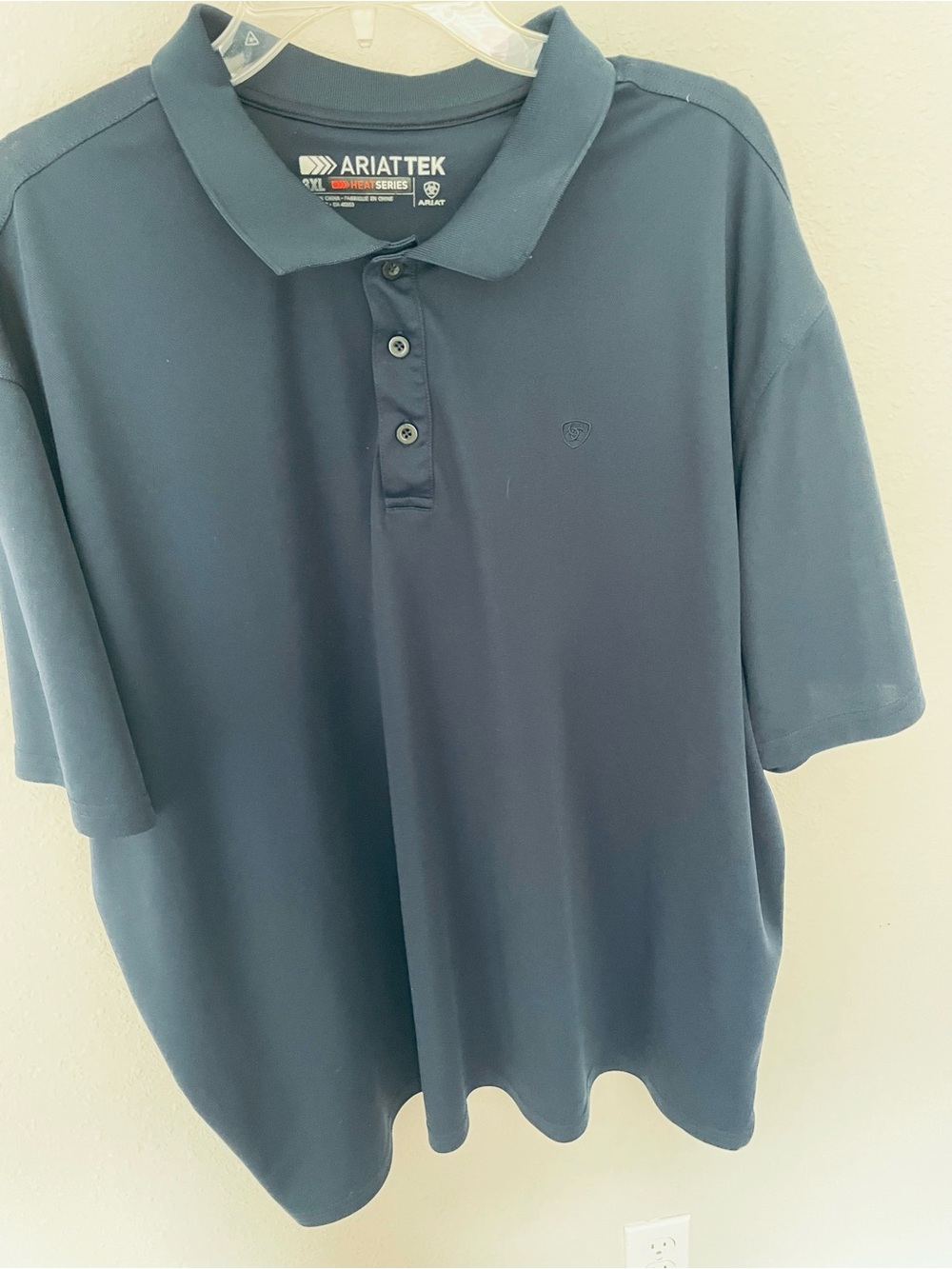 Ariat TEK Men's Polo Shirt in Blue/Navy 3XL
